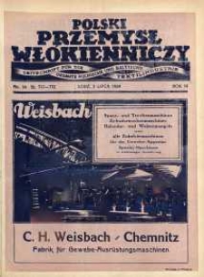 Polski Przemysł Włókienniczy 3 lipiec R. 3. 1929 nr 14