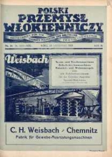 Polski Przemysł Włókienniczy 20 listopad R. 3. 1929 nr 24