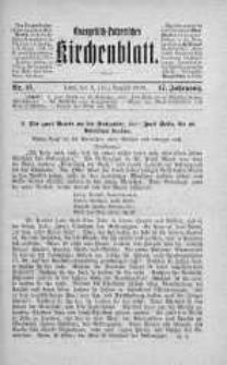 Evangelisch-Lutherisches Kirchenblatt 2 sierpień 1900 nr 15