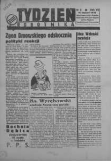 Tydzień Robotnika 15 styczeń R. 7. 1939 nr 3