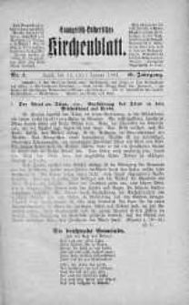 Evangelisch-Lutherisches Kirchenblatt 18 styczeń 1902 nr 2