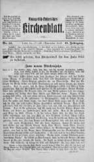 Evangelisch-Lutherisches Kirchenblatt 17 listopad 1902 nr 22