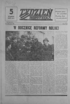 Tydzień Robotnika 5 wrzesień R. 8. 1948 nr 36