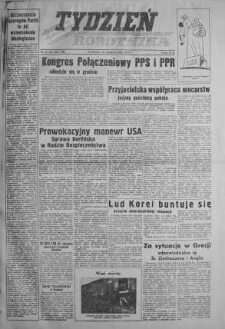 Tydzień Robotnika 31 październik R. 8. 1948 nr 44