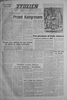 Tydzień Robotnika 28 listopad R. 8. 1948 nr 48