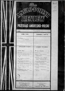 Przegląd Angielsko-Polski 1939 nr 1
