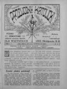 Przewodnik Katolicki : tygodnik łódzki : pismo oświatowe, polityczno-społeczno-literackie dla wszystkich 20 listopad R. 1. 1913 nr 8
