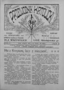 Przewodnik Katolicki : tygodnik łódzki : pismo oświatowe, polityczno-społeczno-literackie dla wszystkich 14 marzec R. 2. 1914 nr 11