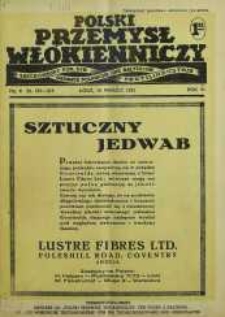 Polski Przemysł Włókienniczy 16 marzec R. 6. 1932 nr 6