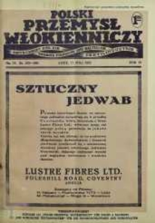 Polski Przemysł Włókienniczy 11 maj R. 6. 1932 nr 10