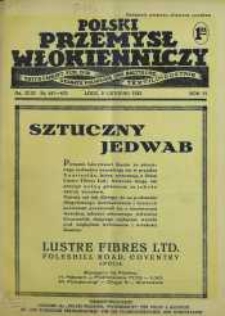 Polski Przemysł Włókienniczy 9 listopad R. 6. 1932 nr 22/23