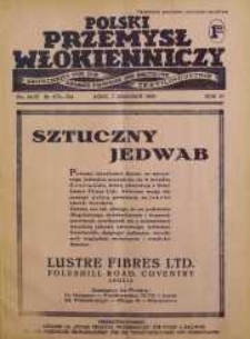 Polski Przemysł Włókienniczy 7 grudzień R. 6. 1932 nr 24/25