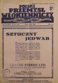 Polski Przemysł Włókienniczy maj R. 5. 1931 nr 9/10 (162)