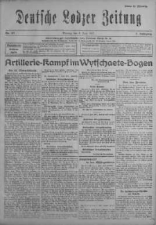 Deutsche Lodzer Zeitung 4 czerwiec 1917 nr 151