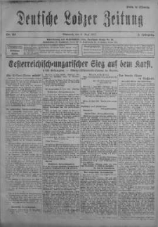 Deutsche Lodzer Zeitung 6 czerwiec 1917 nr 153