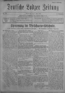 Deutsche Lodzer Zeitung 7 czerwiec 1917 nr 154