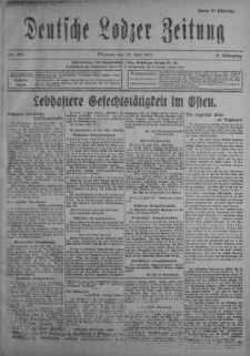 Deutsche Lodzer Zeitung 13 czerwiec 1917 nr 160