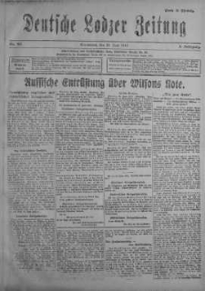Deutsche Lodzer Zeitung 16 czerwiec 1917 nr 163