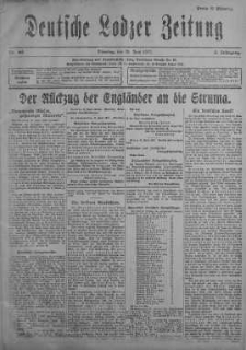Deutsche Lodzer Zeitung 19 czerwiec 1917 nr 166