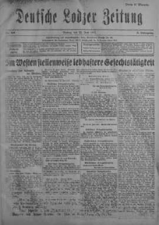 Deutsche Lodzer Zeitung 22 czerwiec 1917 nr 169