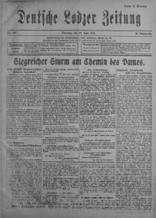 Deutsche Lodzer Zeitung 24 czerwiec 1917 nr 171