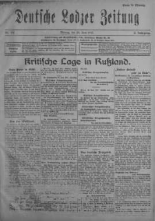 Deutsche Lodzer Zeitung 25 czerwiec 1917 nr 172