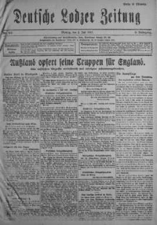 Deutsche Lodzer Zeitung 2 lipiec 1917 nr 179