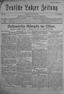 Deutsche Lodzer Zeitung 3 lipiec 1917 nr 180