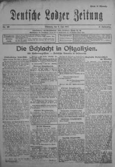 Deutsche Lodzer Zeitung 4 lipiec 1917 nr 181