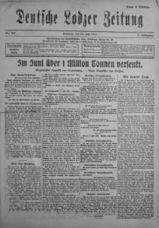 Deutsche Lodzer Zeitung 10 lipiec 1917 nr 187