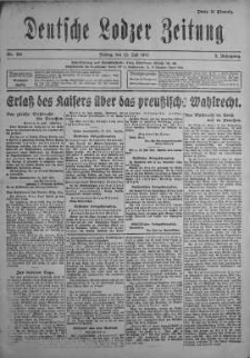 Deutsche Lodzer Zeitung 13 lipiec 1917 nr 190