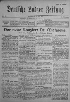 Deutsche Lodzer Zeitung 15 lipiec 1917 nr 192