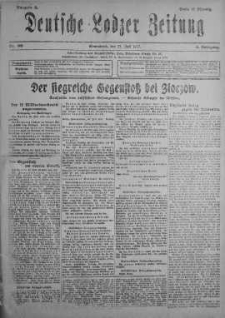 Deutsche Lodzer Zeitung 21 lipiec 1917 nr 198