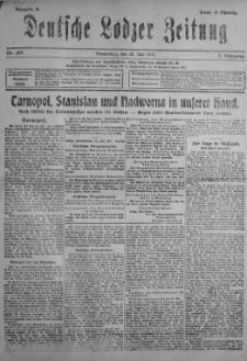 Deutsche Lodzer Zeitung 26 lipiec 1917 nr 203