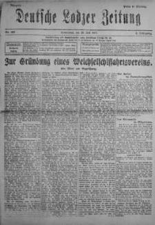 Deutsche Lodzer Zeitung 28 lipiec 1917 nr 205