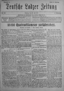 Deutsche Lodzer Zeitung 29 lipiec 1917 nr 206