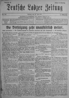 Deutsche Lodzer Zeitung 30 lipiec 1917 nr 207