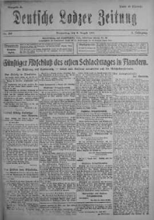 Deutsche Lodzer Zeitung 2 sierpień 1917 nr 210