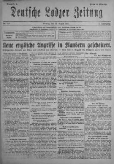 Deutsche Lodzer Zeitung 13 sierpień 1917 nr 221