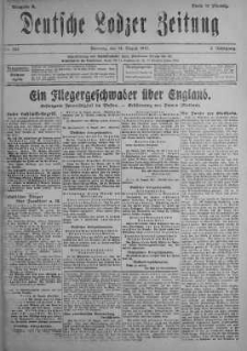 Deutsche Lodzer Zeitung 14 sierpień 1917 nr 222