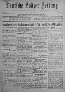 Deutsche Lodzer Zeitung 18 sierpień 1917 nr 226
