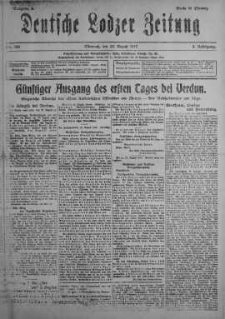 Deutsche Lodzer Zeitung 22 sierpień 1917 nr 230