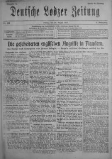 Deutsche Lodzer Zeitung 24 sierpień 1917 nr 232