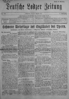 Deutsche Lodzer Zeitung 29 sierpień 1917 nr 237