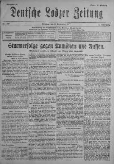 Deutsche Lodzer Zeitung 2 wrzesień 1917 nr 241
