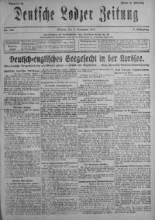 Deutsche Lodzer Zeitung 3 wrzesień 1917 nr 242