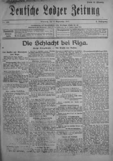Deutsche Lodzer Zeitung 5 wrzesień 1917 nr 244