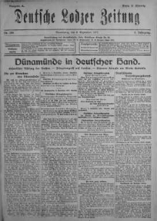 Deutsche Lodzer Zeitung 6 wrzesień 1917 nr 245