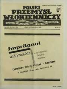 Polski Przemysł Włókienniczy 31 sierpień R. 12. 1938 nr 225