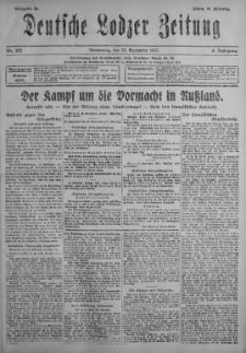 Deutsche Lodzer Zeitung 13 wrzesień 1917 nr 252